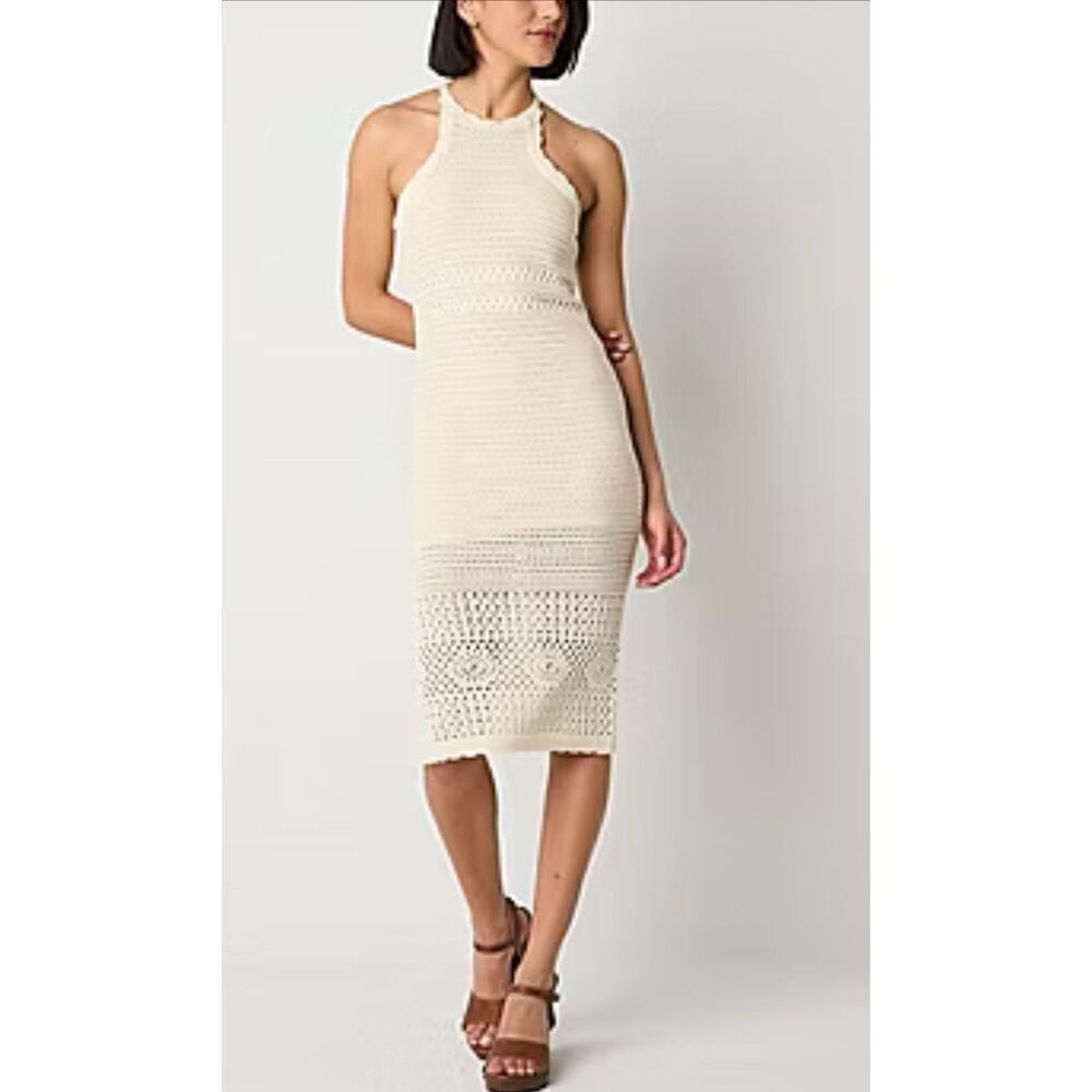 Arizona Womens Sleeveless Midi Bodycon Dress Juniors Size XXL nwt (0208)